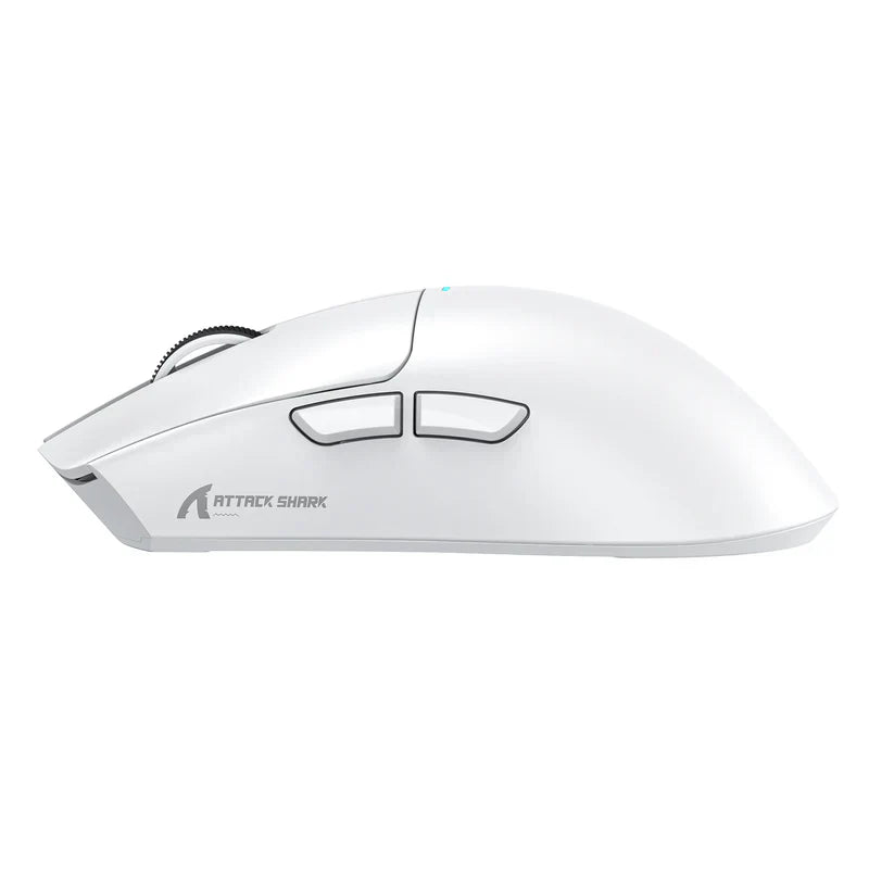 ATTACK SHARK X11 White Tri-Mode Wireless Gaming MOUSE